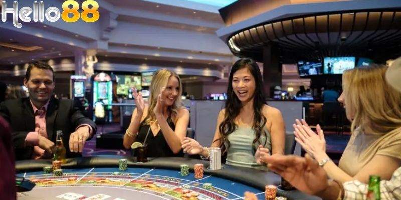Roulette tại casino Hello88 có nhiều cửa cược linh hoạt