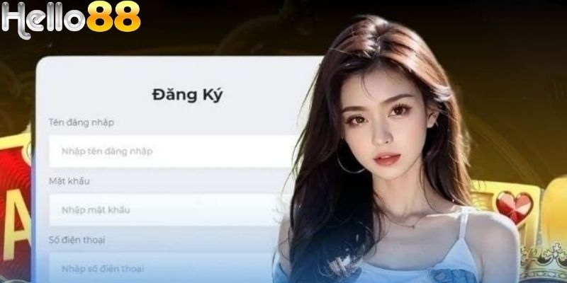 Quá trình đăng ký vô cùng đơn giản với một vài thao tác