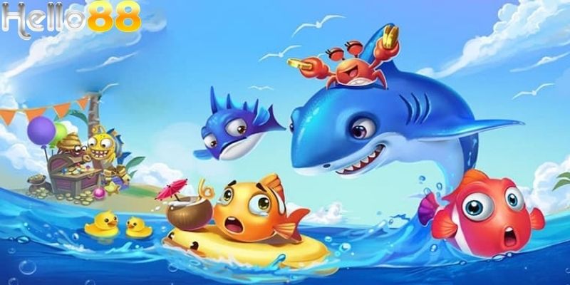 Bắn cá Hello88 theo màn với cá thường được nhiều người chuộng